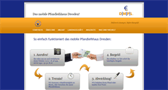 Desktop Screenshot of pfandleihhaus-dresden.com